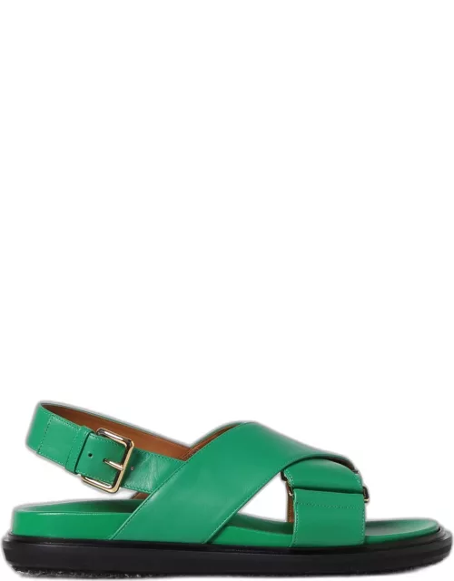 Flat Sandals MARNI Woman colour Green
