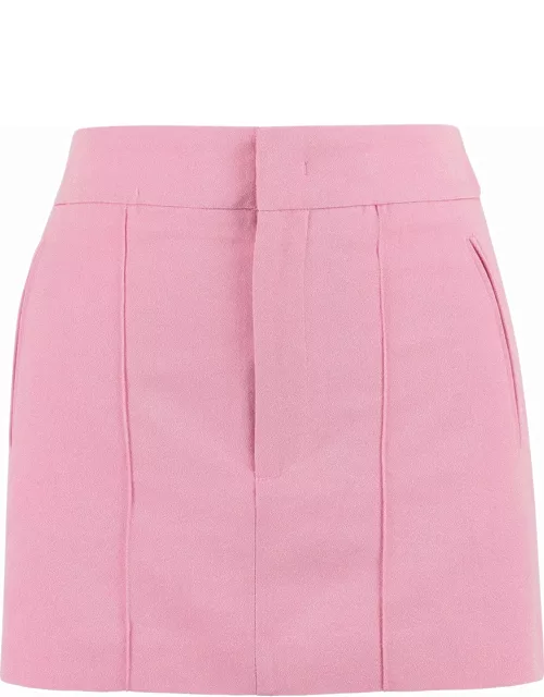 Isabel Marant Licoba Cotton Mini-skirt