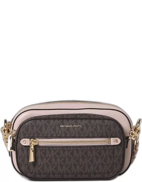 Michael Michael Kors bag in grained leather with MK clutch