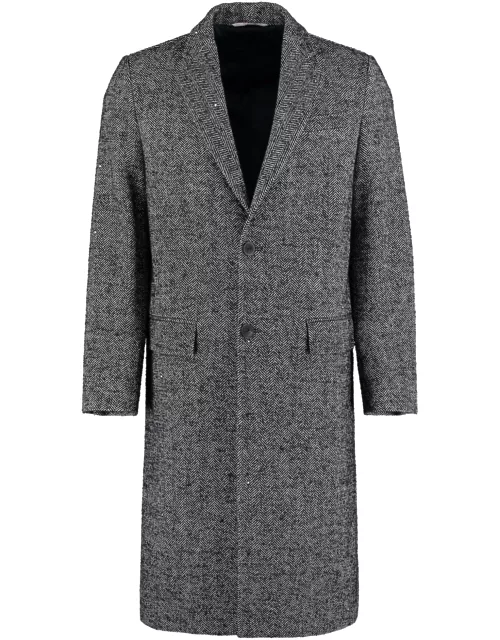 Valentino Mixed Wool Tweed Coat