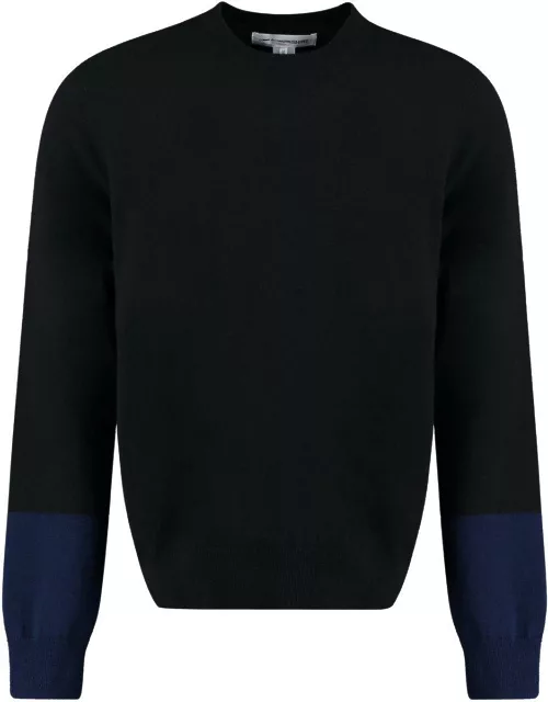 Comme des Garçons Shirt Two-tone Knitted Jumper