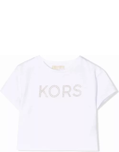 Michael Kors Cotton Stud-logo T-shirt