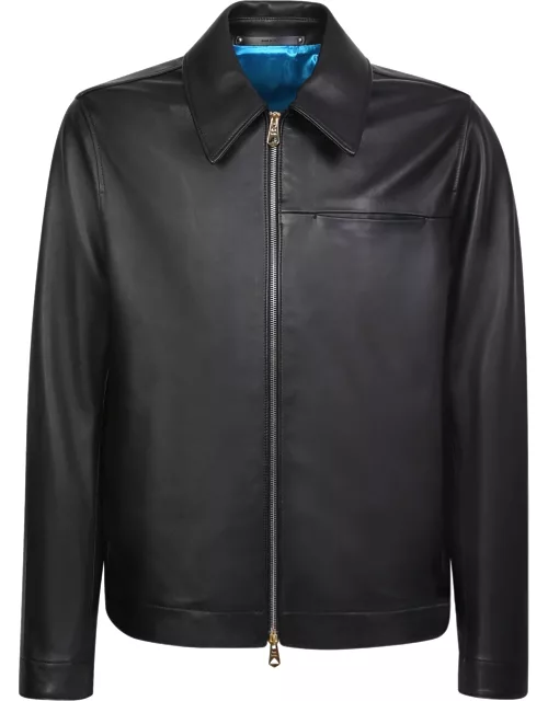 Paul Smith Zip-front Leather Jacket