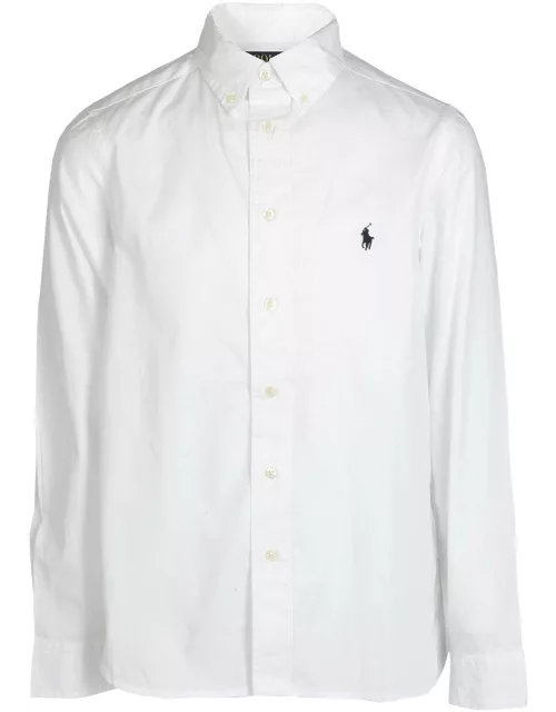 Ralph Lauren Logo Embroidered Long Sleeved Shirt