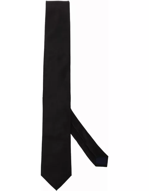 Black Silk Tie Corneliani