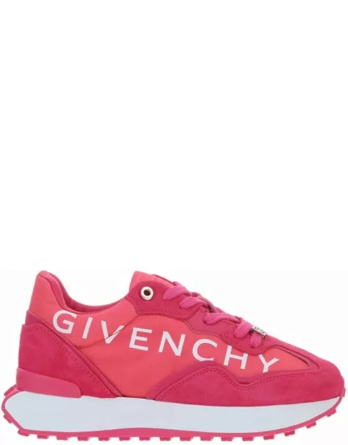 Givenchy Canvas And Suede Sneaker