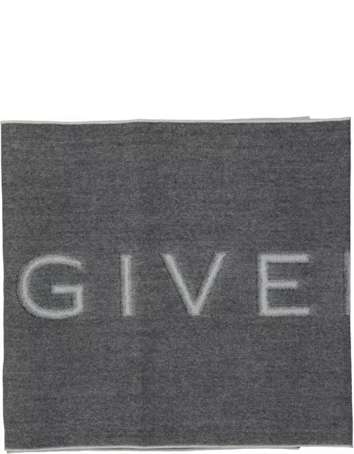Givenchy Logo Wool Scarf