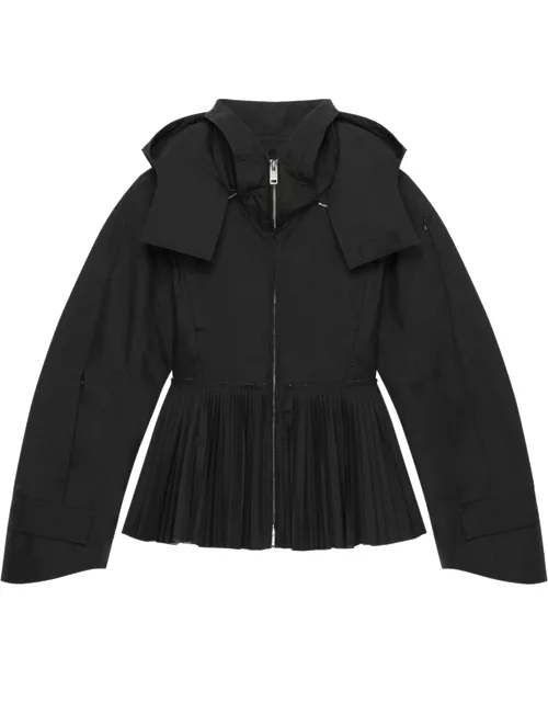 Givenchy Plisse Hooded Jacket