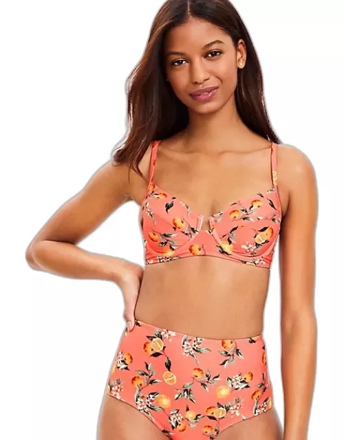 Loft LOFT Beach Orange Harvest Underwire Bikini Top