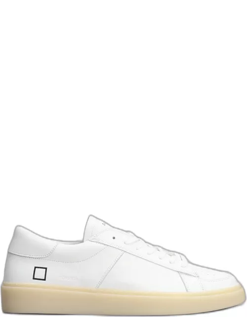 D.A.T.E. Ponente Sneakers In White Leather