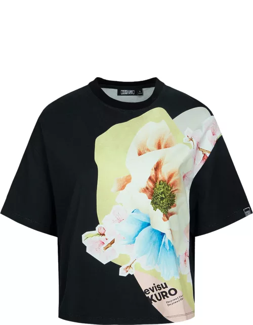 Floral Collage Print T-shirt