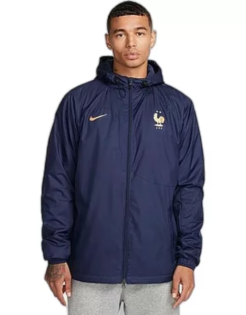 Men's Nike France Strike Dri-FIT Hooded Soccer Jacket