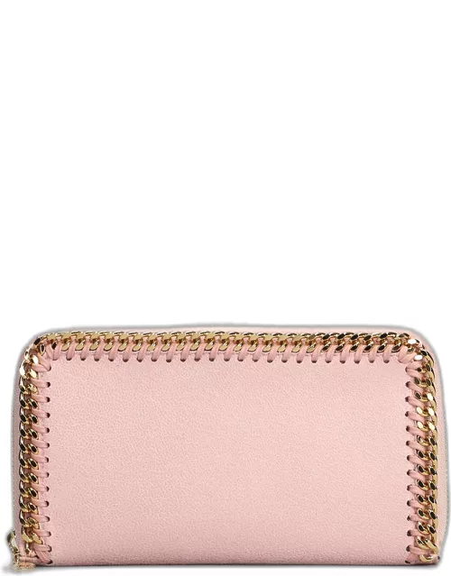 Stella McCartney Wallet In Rose-pink Polyester