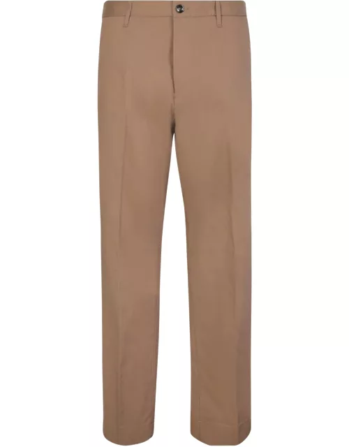 Nine in the Morning Taupe Slim Trouser