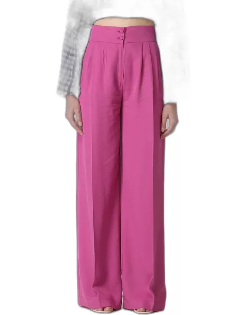 Trousers HEBE STUDIO Woman colour Fuchsia