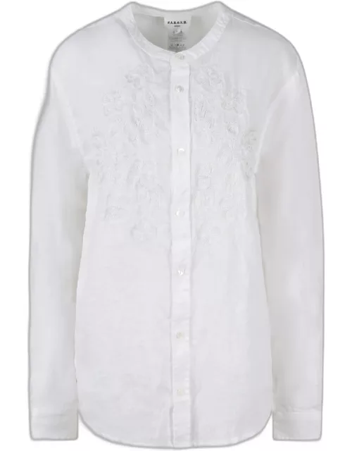 Parosh Embroidered Linen Shirt