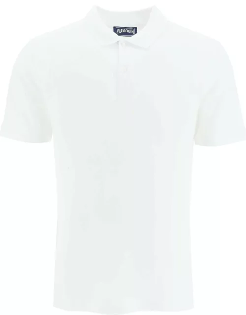 VILEBREQUIN LOGO EMBROIDERY POLO SHIRT IN COTTON