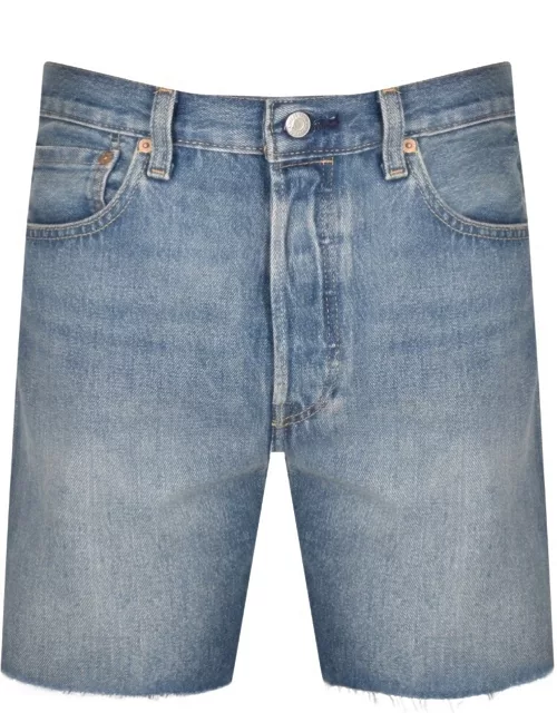 Levis Original Fit 501 Hemmed Shorts Blue