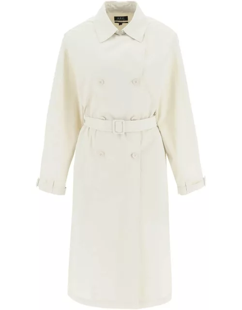 A. P.C. 'irene' double-breasted trench coat