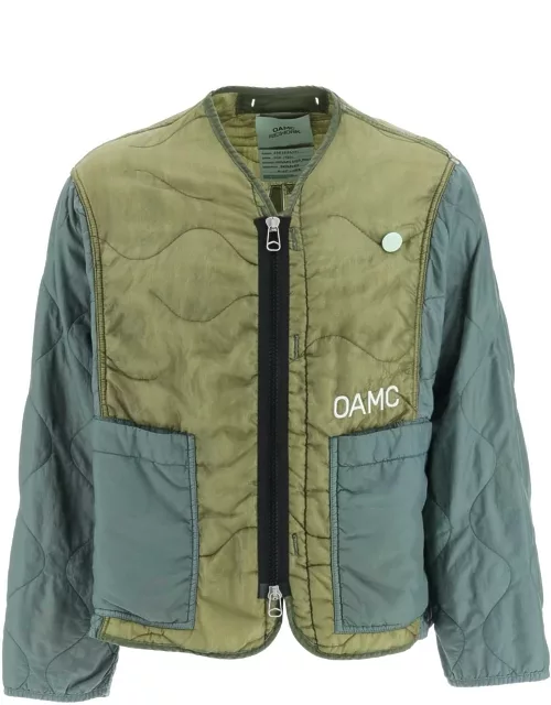 OAMC 'PEACEMAKER' QUILTED LINER JACKET