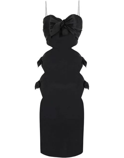 ALESSANDRA RICH cut-out dres