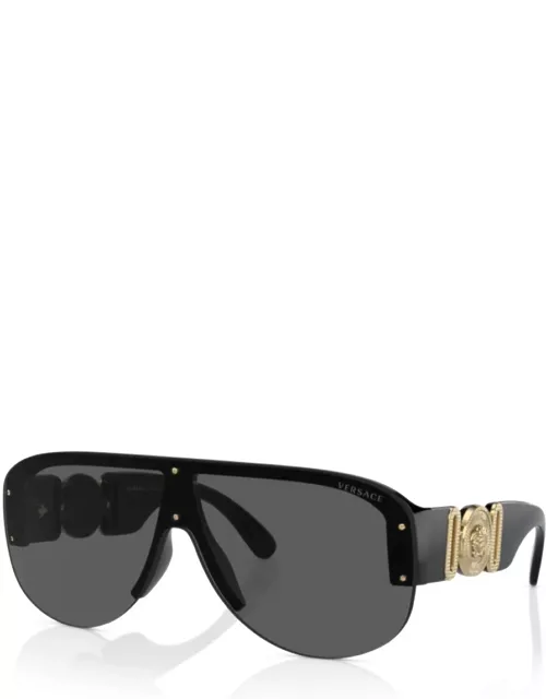 Versace 0VE4391 Visor Sunglasses Black
