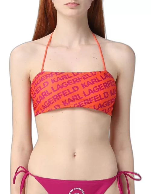Swimsuit KARL LAGERFELD Woman colour Orange