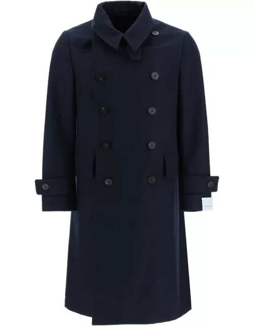 Caruso Double-breasted Military Coat