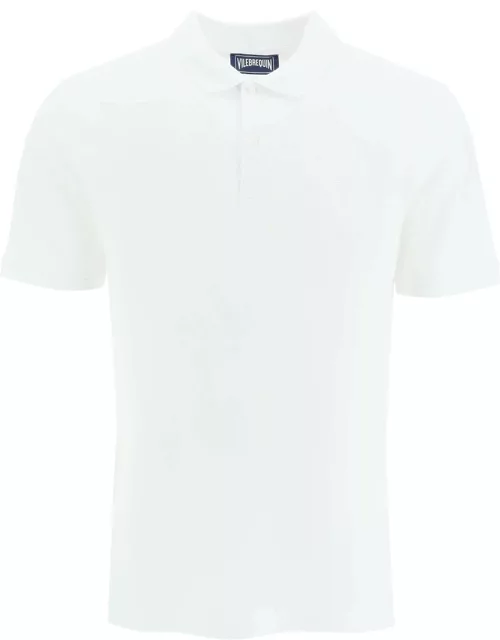 Vilebrequin Logo Embroidery Polo Shirt In Cotton
