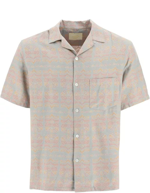 Portuguese Flannel Cotton Viscose resort Short Sleeve Shirt
