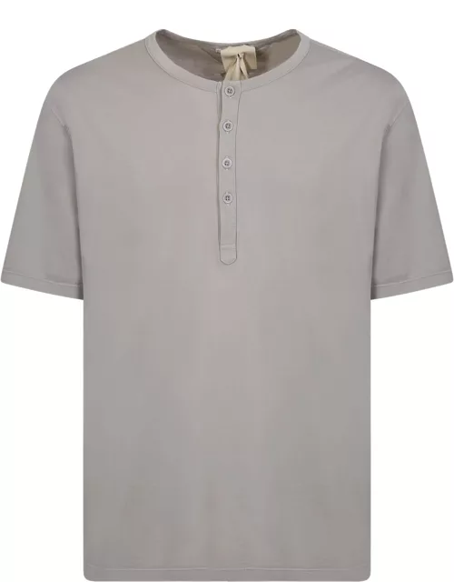 Ten C Light Grey Serafino T-shirt