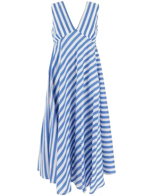 SEMICOUTURE Striped Cotton Flared Dres