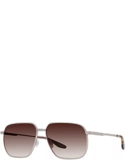 Men's Royale Titanium Aviator Sunglasse