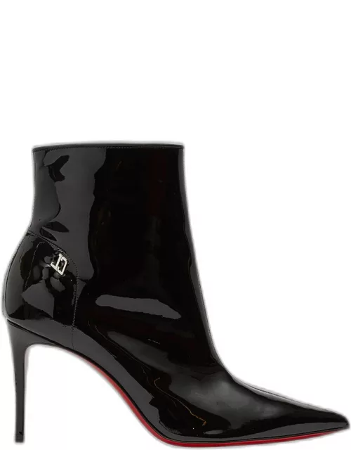 Kate Sporty Patent Red Sole Bootie