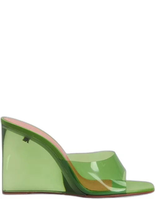 Lupita Glass-Wedge Slide Sandal