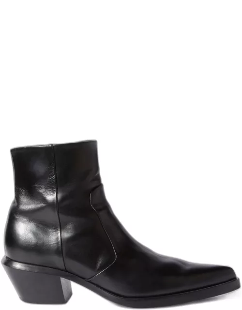 Off-White Black Texan Ankle Boot