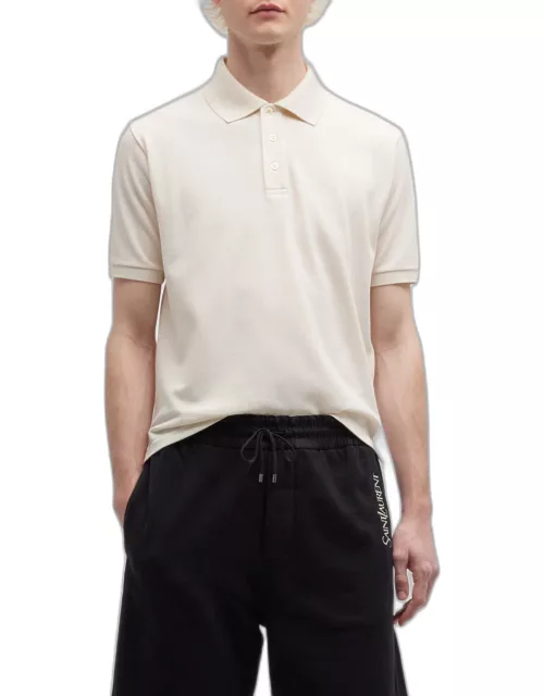 Men's Tonal YSL Polo Shirt