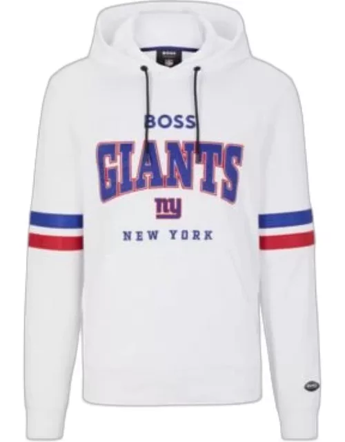 BOSS x NFL cotton-terry hoodie with collaborative branding- Giants Men's Tracksuit