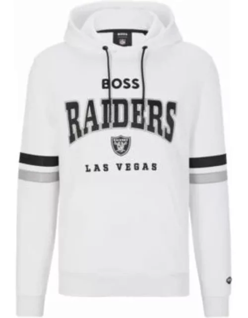 BOSS x NFL cotton-terry hoodie with collaborative branding- Raiders Men's Tracksuit