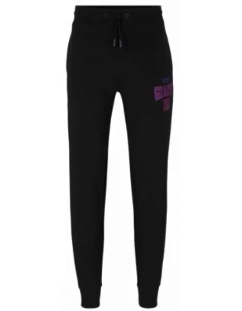 BOSS x NFL cotton-terry tracksuit bottoms with collaborative branding- Giants Men's Jogging Pant