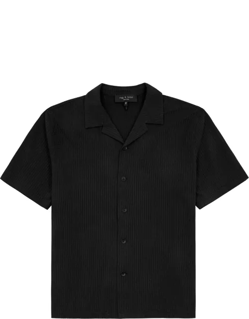 Rag & Bone Avery Seersucker Shirt - Black