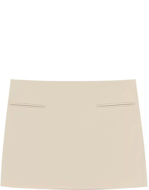 FERRAGAMO wool mini-skirt