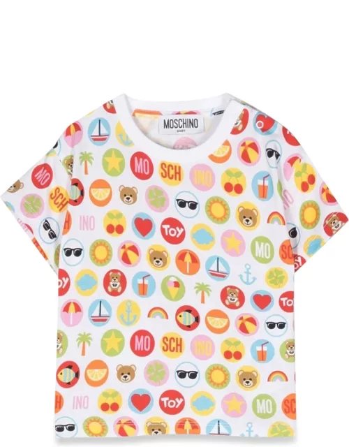moschino t-shirt prints circle