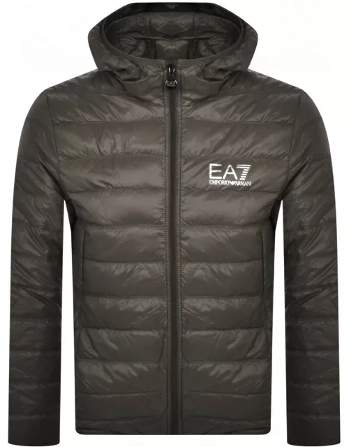 EA7 Emporio Armani Quilted Jacket Khaki
