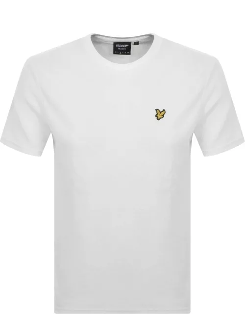 Lyle And Scott Towelling T Shirt White