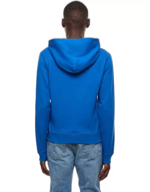 Valentino Cotton Hooded Sweatshirt Sky blue
