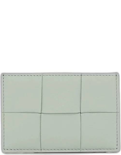 Bottega Veneta Leather Card-holder Green TU