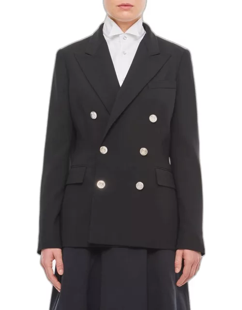 Ralph Lauren Collection Camden Wool Double-breasted Jacket Black
