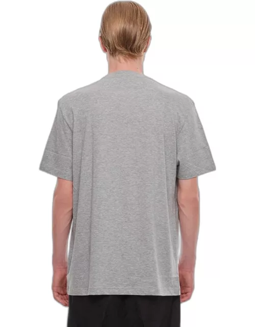 Versace Crewneck Cotton T-shirt Grey