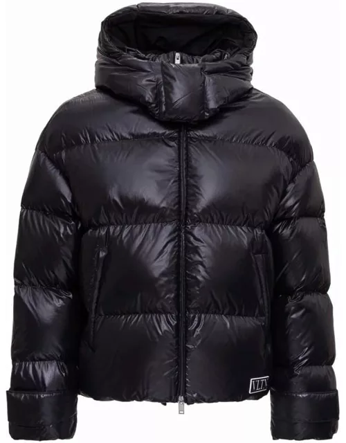 Valentino Zip-up Hooded Jacket